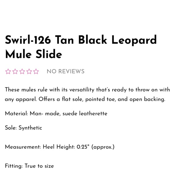 Qupid leopard mules - Picture 7 of 7